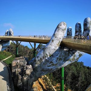 Golden bridge, Vietnam Vacation