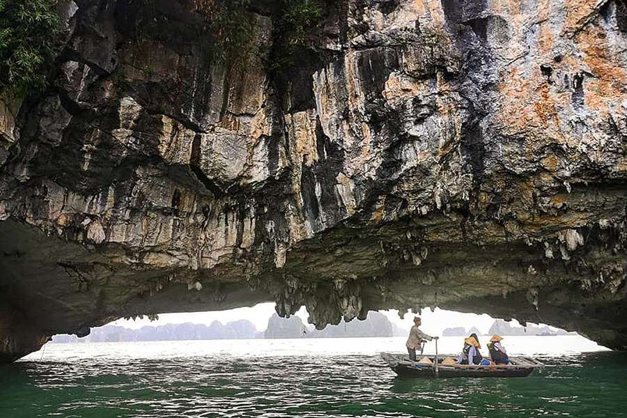 Luon Cave in Halong Bay