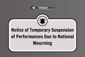Notice of Temporary Suspension of Performances Due to National Mourning