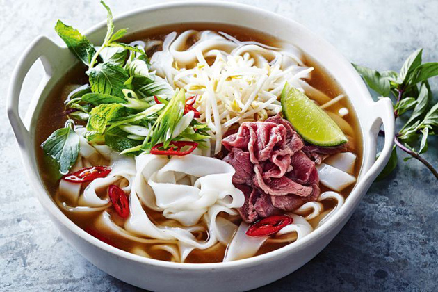 Pho Bo Noodle Soup with Beef, Vacations in Vietnam