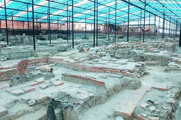 The archaeological area of the Imperial Citadel of Thang Long