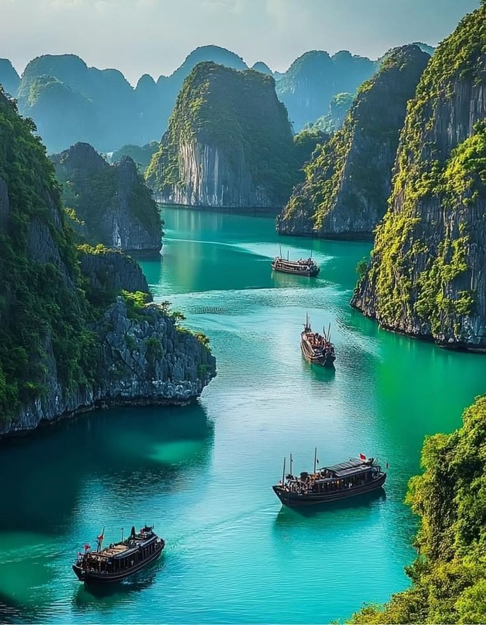 the beauty in halong vietnam tour